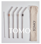 TOMO Bottle Glam Straws Set